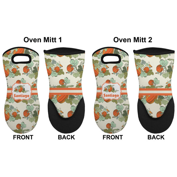 Pumpkins Neoprene Oven Mitt - Set of 2 - Approval