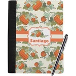 Pumpkins Notebook Padfolio - Large w/ Name or Text