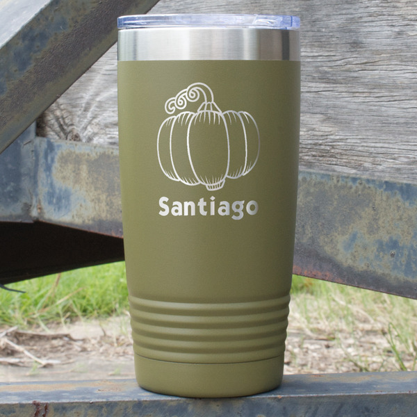 Pumpkins Olive Polar Camel Tumbler - 20oz - Main