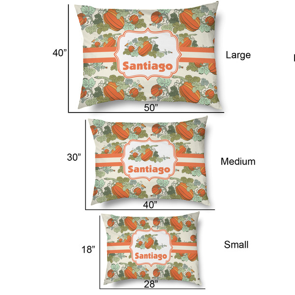 Pumpkins Outdoor Dog Beds - SIZE CHART