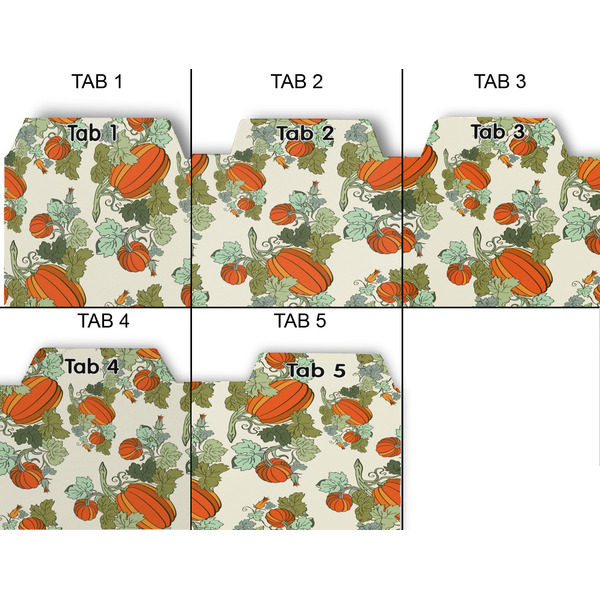 Pumpkins Page Dividers - Set of 5 - Approval