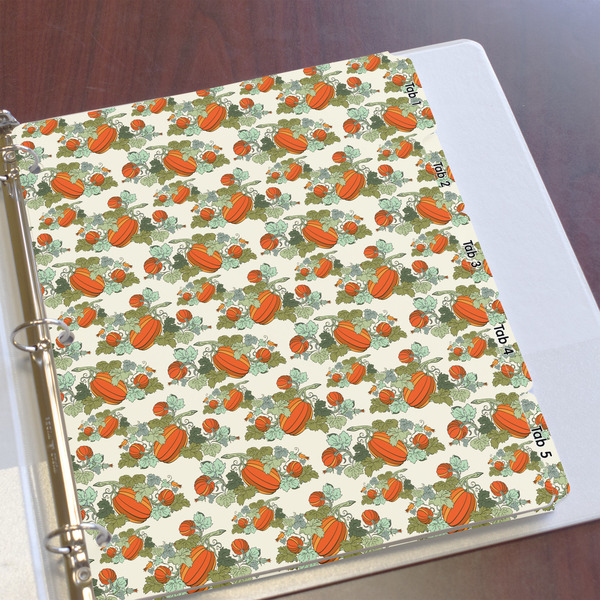 Pumpkins Page Dividers - Set of 5 - In Context