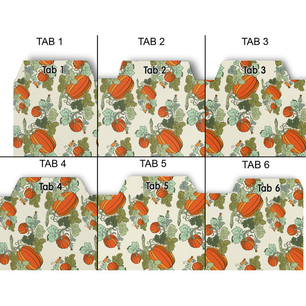 Pumpkins Page Dividers - Set of 6 - Approval