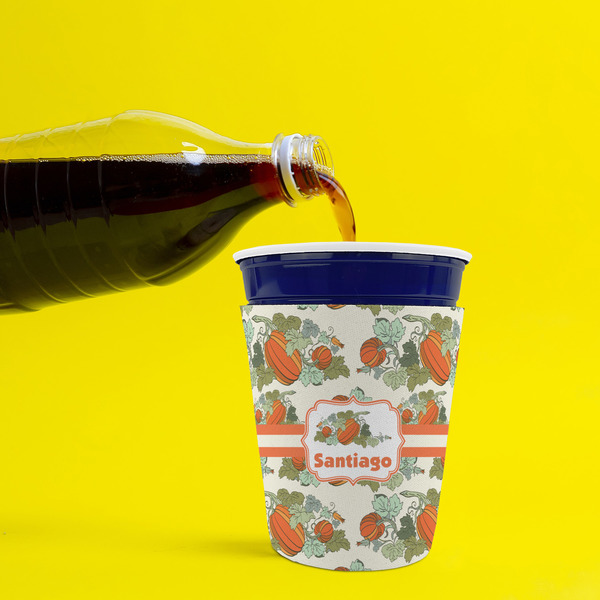 Pumpkins Party Cup Sleeves - without bottom - Lifestyle