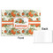 Pumpkins Disposable Paper Placemat - Front & Back