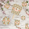 Pumpkins Party Supplies Combination Image - All items - Plates, Coasters, Fans