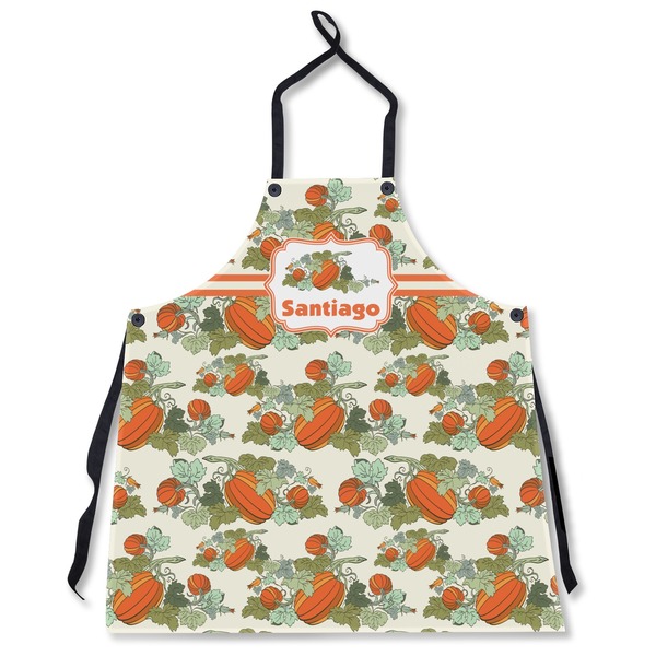 Custom Pumpkins Apron Without Pockets w/ Name or Text