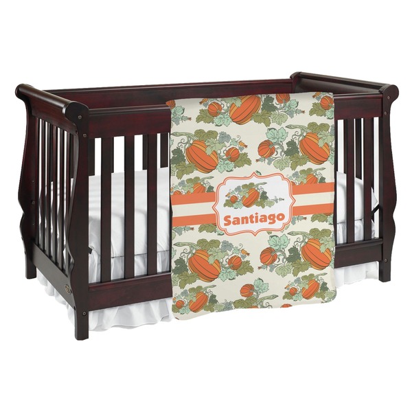 Custom Pumpkins Baby Blanket (Personalized)