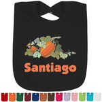 Pumpkins Cotton Baby Bib (Personalized)