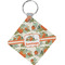 Pumpkins Diamond Plastic Keychain w/ Name or Text