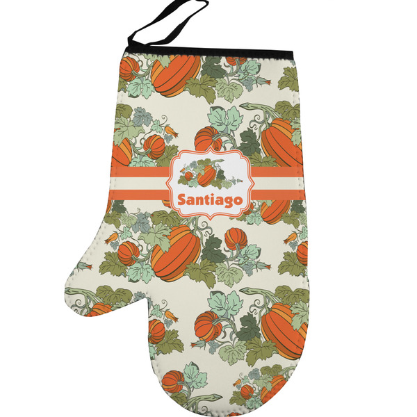 Pumpkins Personalized Oven Mitt - Left