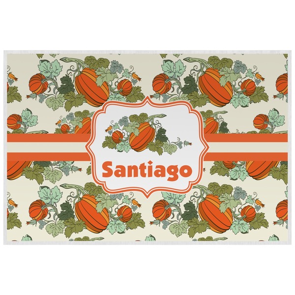 Custom Pumpkins Laminated Placemat w/ Name or Text