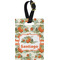 Pumpkins Plastic Luggage Tag - Rectangular w/ Name or Text