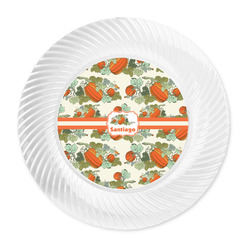Pumpkins Plastic Party Dinner Plates - 10" (Personalized)