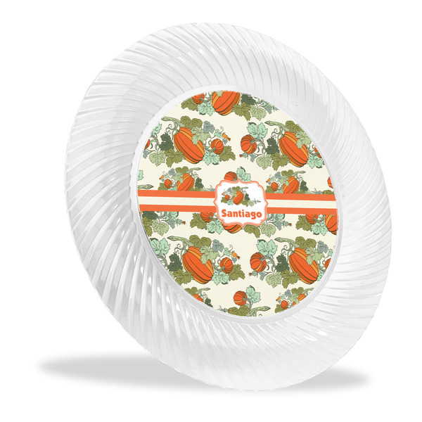 Custom Pumpkins Plastic Party Dinner Plates - 10" (Personalized)