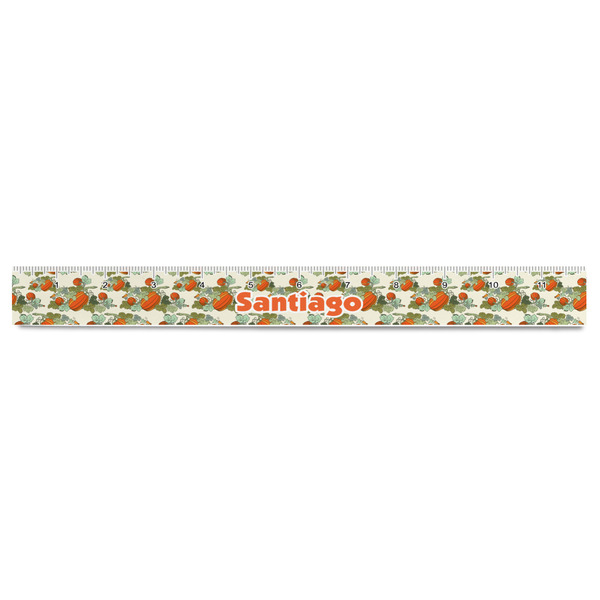Pumpkins Plastic Ruler - 12" - FRONT