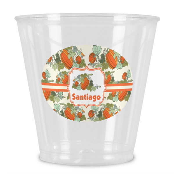 Custom Pumpkins Plastic Shot Glass (Personalized)