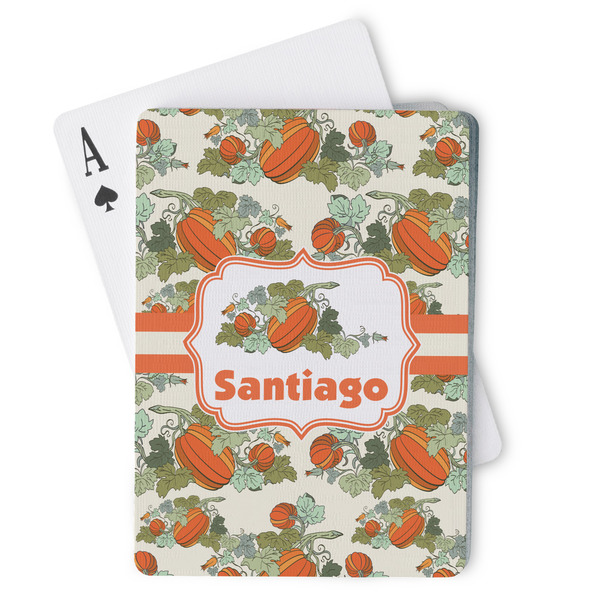 Custom Pumpkins Playing Cards (Personalized)