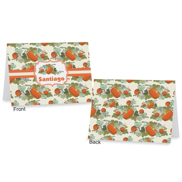 Pumpkins Postcard - Front and Back