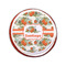 Pumpkins Printed Icing Circle - Small - On Cookie