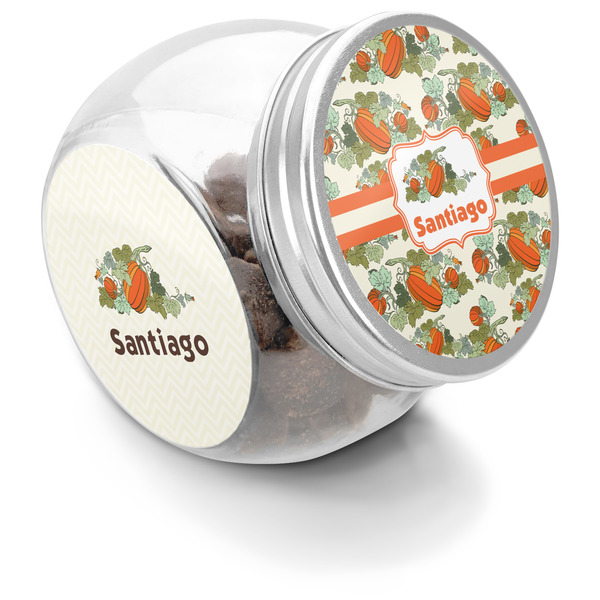 Custom Pumpkins Puppy Treat Jar (Personalized)