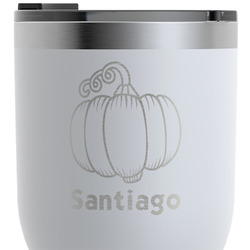 Pumpkins RTIC Tumbler - White - Engraved Front (Personalized)