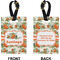 Pumpkins Rectangle Luggage Tag (Front + Back)