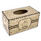 Pumpkins Rectangle Tissue Box Covers - Wood - Front