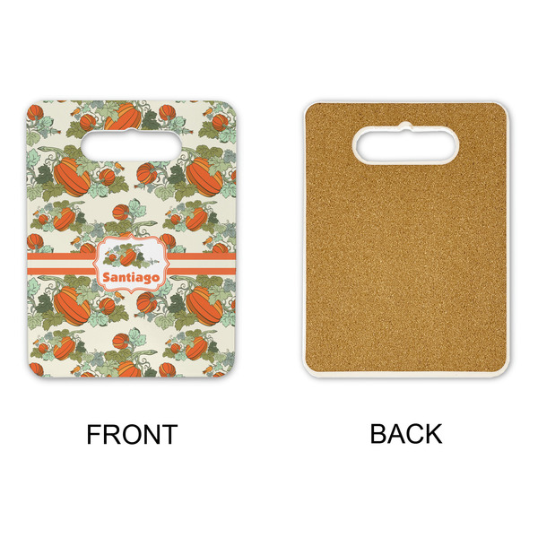 Pumpkins Rectangle Trivet with Handle - APPROVAL