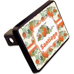 Pumpkins Rectangular Trailer Hitch Cover - 2" (Personalized)