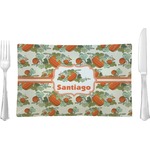 Pumpkins Rectangular Glass Lunch / Dinner Plate - Single or Set (Personalized)