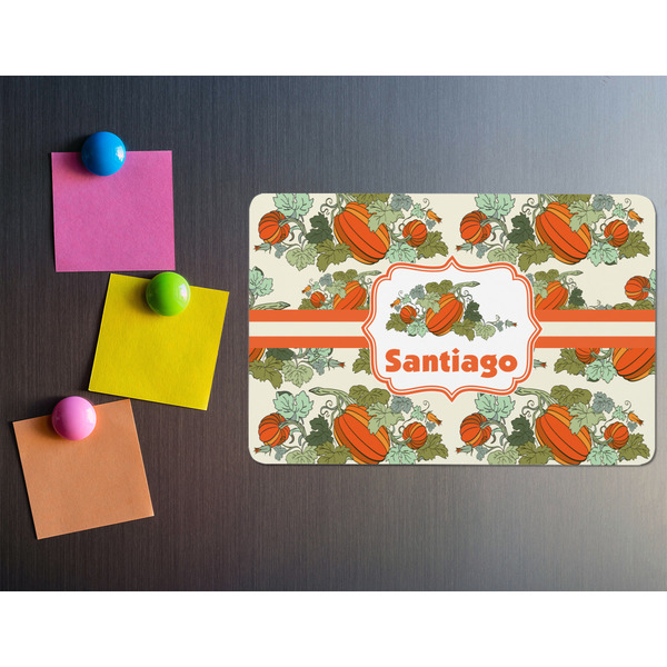 Pumpkins Rectangular Fridge Magnet - LIFESTYLE