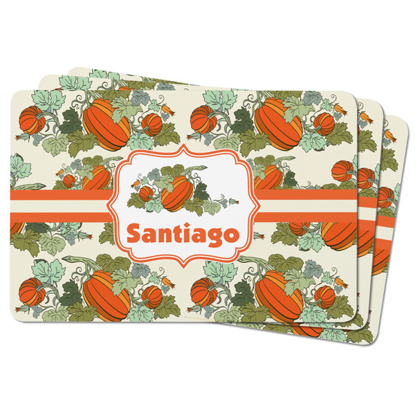 Pumpkins Rectangular Fridge Magnet - THREE