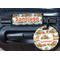 Pumpkins Round Luggage Tag & Handle Wrap - In Context