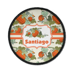 Pumpkins Iron On Round Patch w/ Name or Text