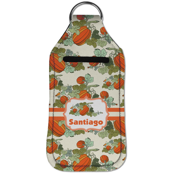 Pumpkins Sanitizer Holder Keychain - Large (Front)