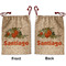 Pumpkins Santa Sack - Front & Back (Personalized)