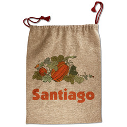 Pumpkins Santa Sack - Front (Personalized)