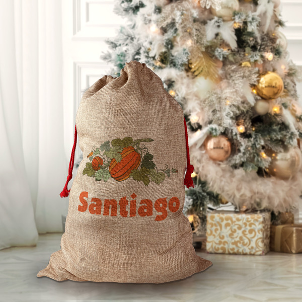 Pumpkins Santa Bag - Lifestyle