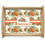 Pumpkins Natural Wooden Tray - Large (Personalized)