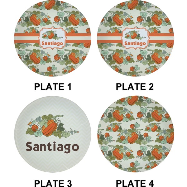 Pumpkins Set of Appetizer / Dessert Plates (Approval)