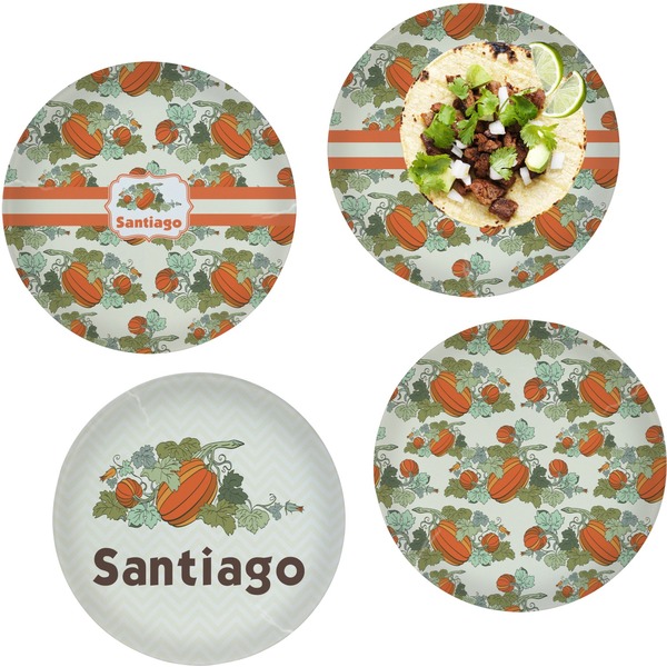 Pumpkins Set of Lunch / Dinner Plates