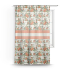 Pumpkins Sheer Curtain (Personalized)
