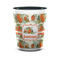 Pumpkins Ceramic Shot Glass - 1.5 oz - Two Tone - Set of 4 (Personalized)