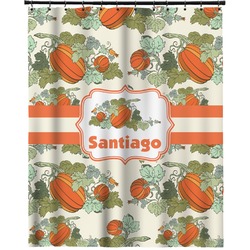 Pumpkins Extra Long Shower Curtain - 70"x84" (Personalized)