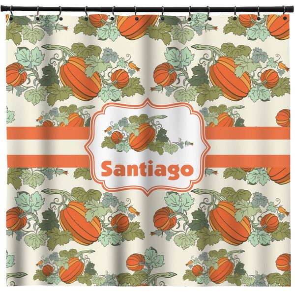 Custom Pumpkins Shower Curtain - 71" x 74" (Personalized)
