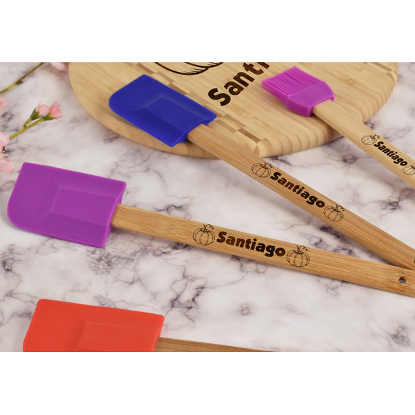 Pumpkins Silicone Spatula - Purple - Lifestyle