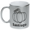 Pumpkins Metallic Silver Mug (Personalized)