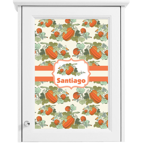 Pumpkins Single White Cabinet Decal