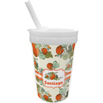 Pumpkins Sippy Cup with Straw (Personalized)
